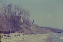 View north along the beach